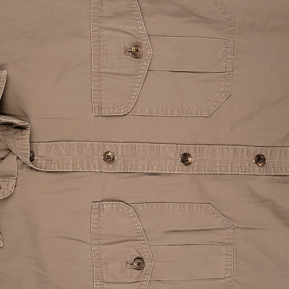 Cc Filson Hunting Grey Brown Solid Pattern Cotton… - image 4